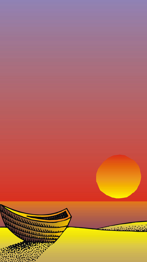 治愈插画-拍信图库 screenshot