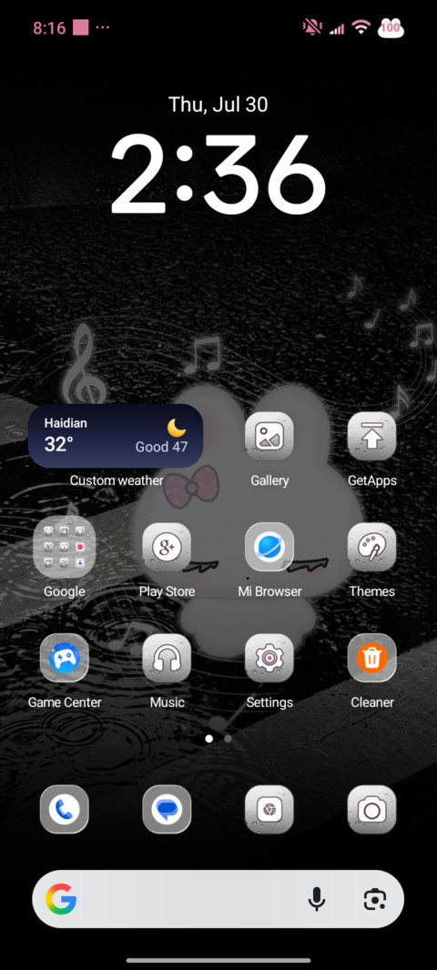 Rain Retro Pet screenshot