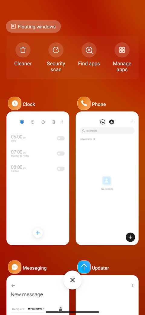 Orange Abstract screenshot