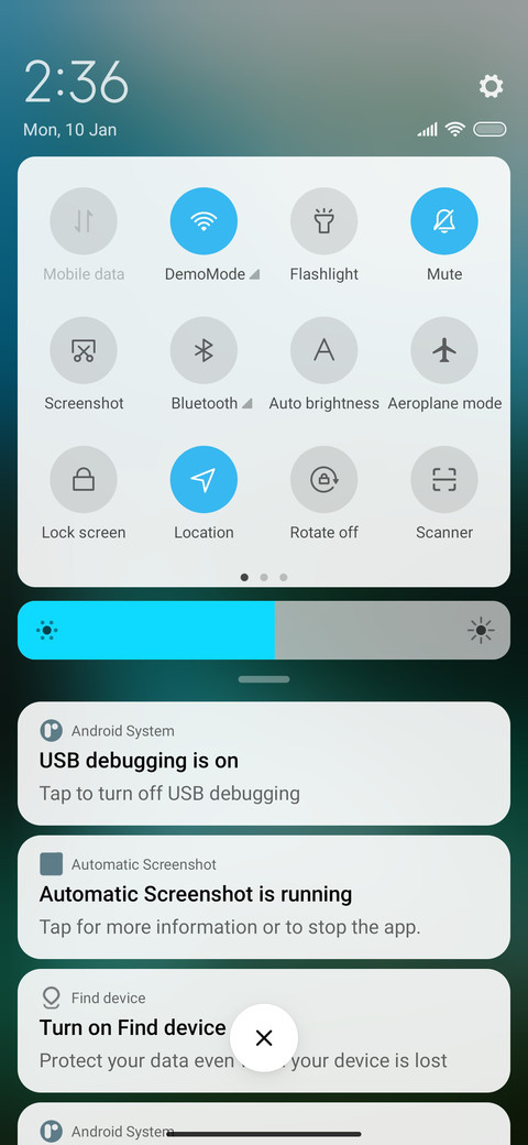 Pine three screenshot