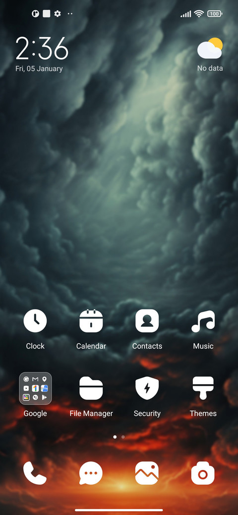 Dark clouds screenshot