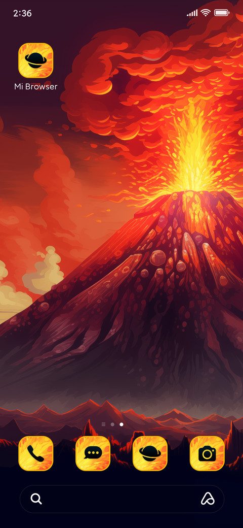 volcano lava screenshot