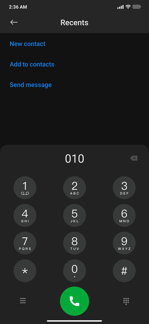 DARK  Phone  screenshot