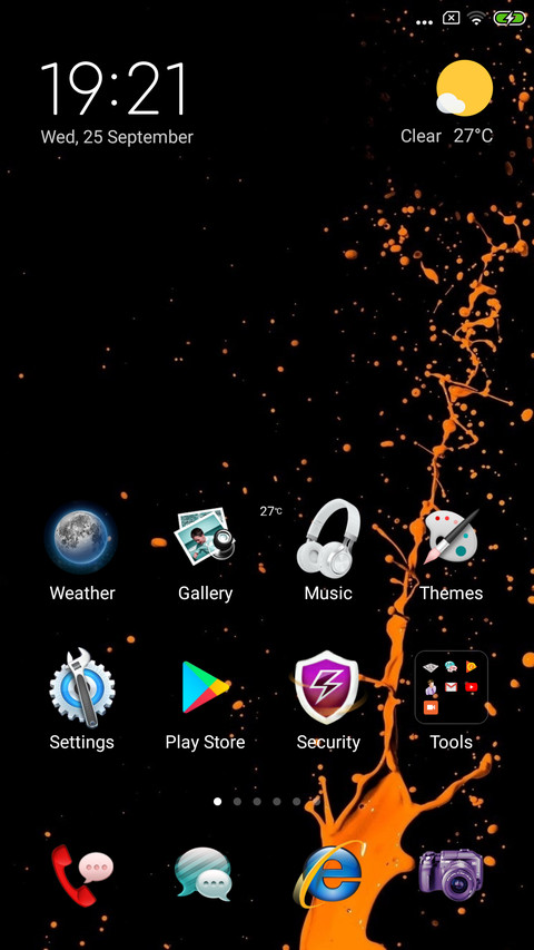 Tiger Theme screenshot