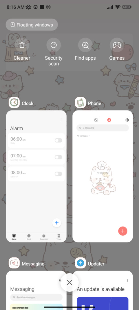 Lucky cute sticker screenshot