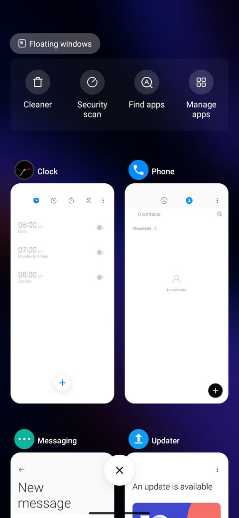 Oneplus X screenshot