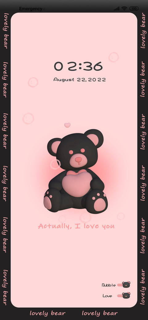 3D Sweet Cool Bear screenshot