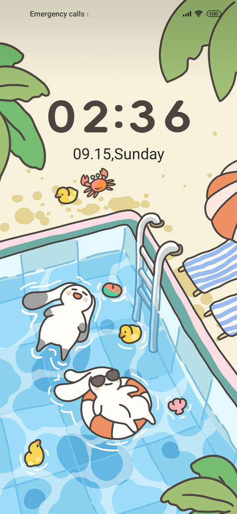 Rabbit Pool Moment screenshot