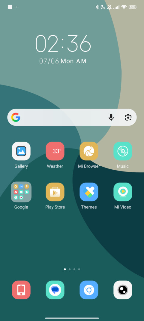Teal Cream Curve screenshot