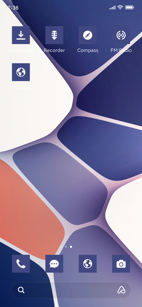 Abstract Blue screenshot