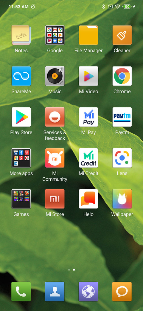 MIUI V4 screenshot