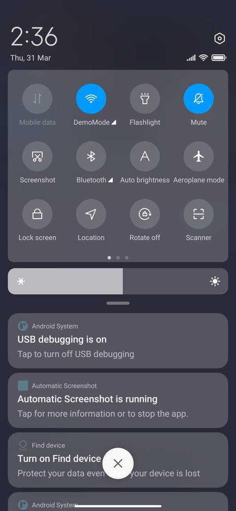 Blue Black Style screenshot