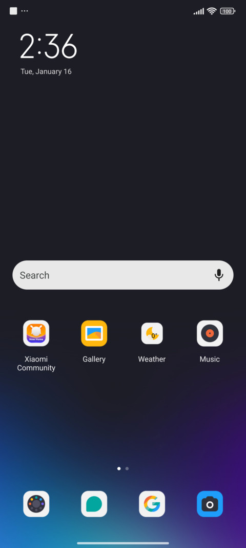 Simple round color screenshot
