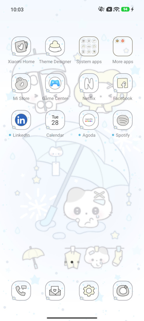 Rainy Cool Kitty screenshot