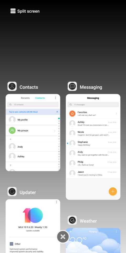 Dark White screenshot