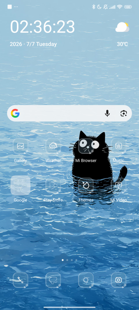 Swimming Cat screenshot