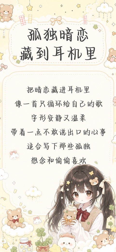 孤独暗恋藏到耳机里 screenshot