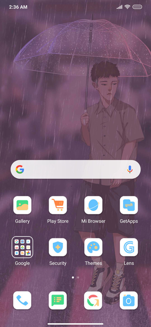 Boy In The Rain screenshot