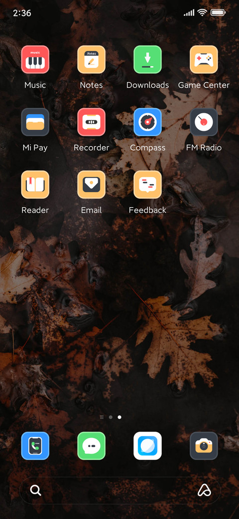 autumn leaves screenshot