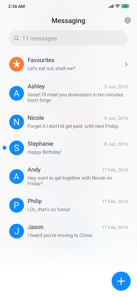 Hello white v11 screenshot