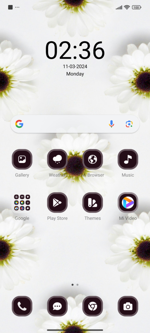 White Flowers screenshot