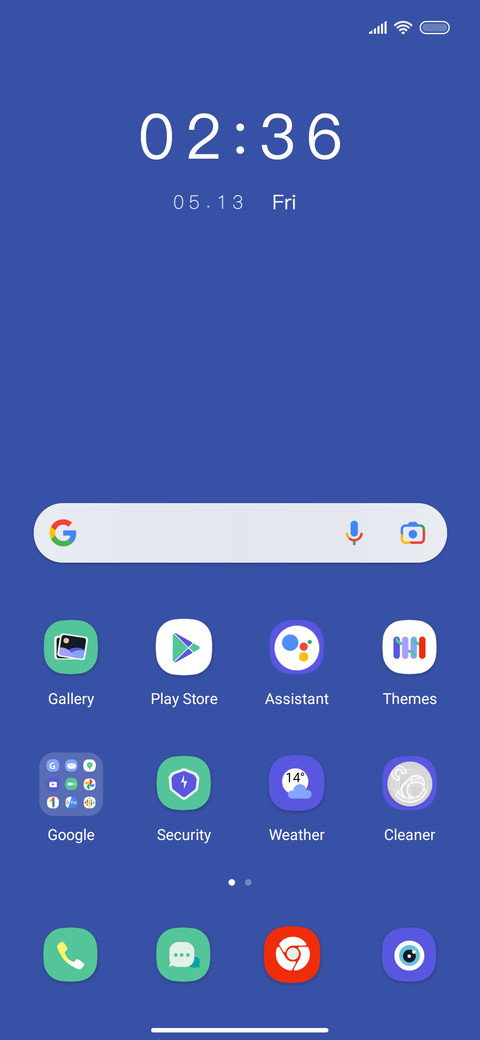 azure widget screenshot