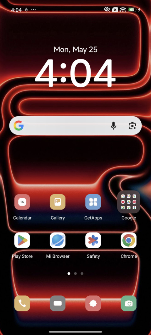 Red screenshot