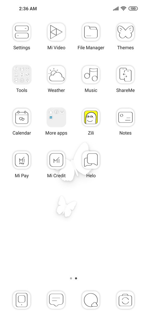 cloud butterfly screenshot