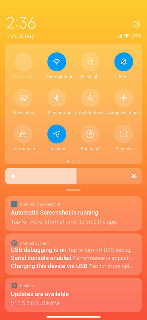 sunset dusk screenshot