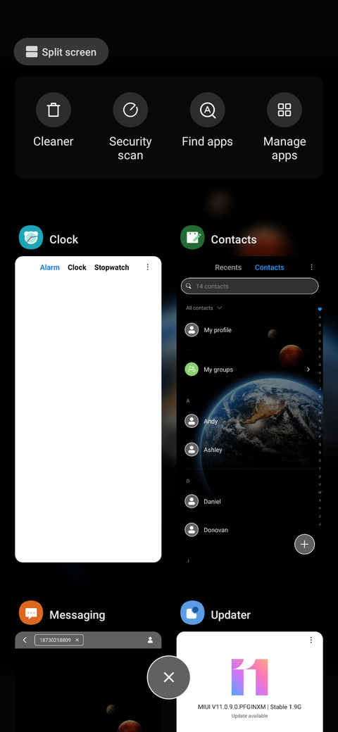 Blue planet screenshot