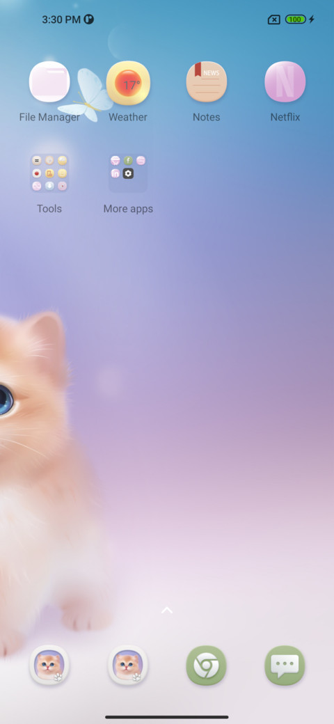 Gold gradient screenshot
