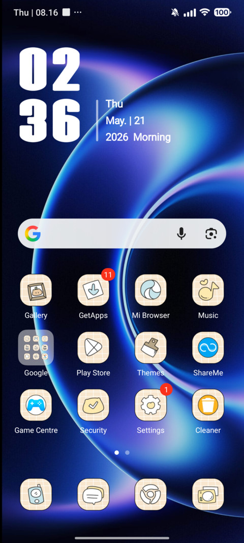Standard screenshot