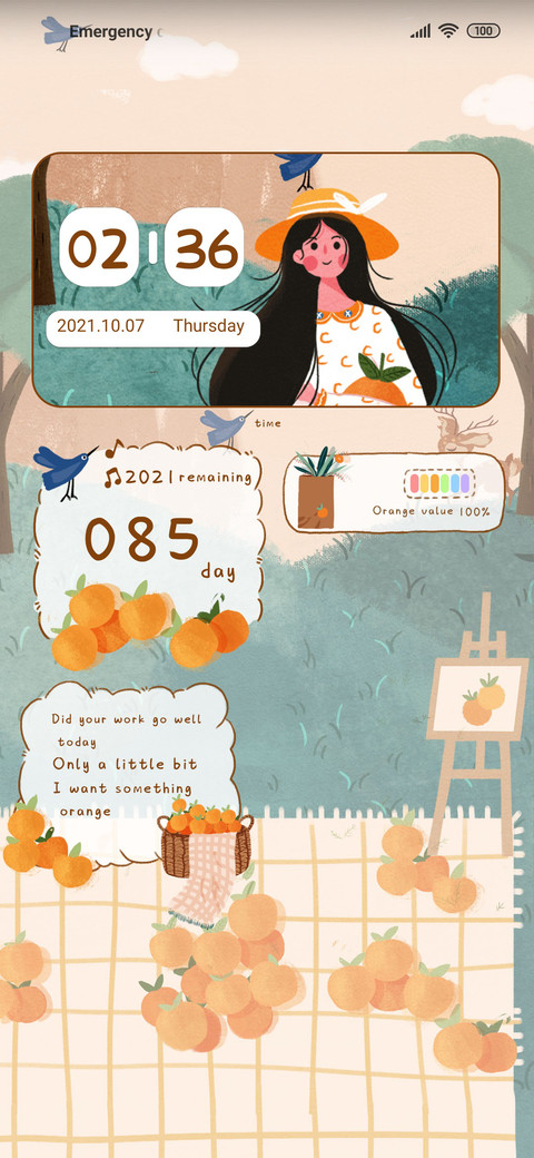 Orange smoothly screenshot