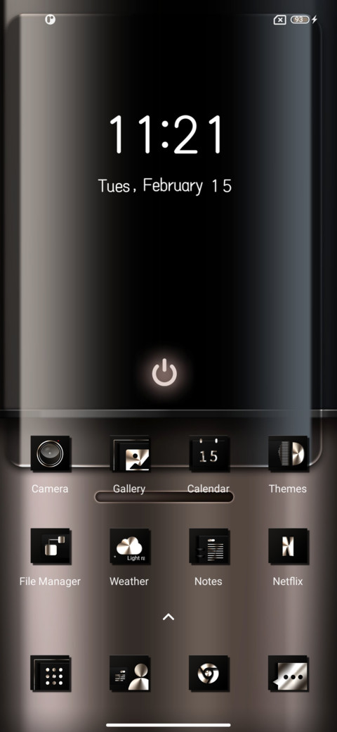 Minimalist mirror screenshot