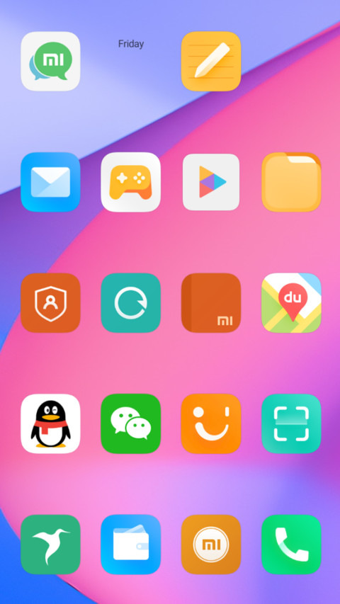 Xiaomiui Theme screenshot