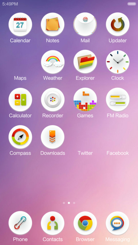 Color screenshot