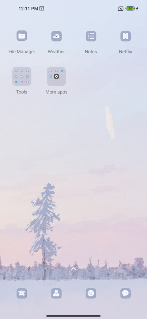 Sunset glow screenshot