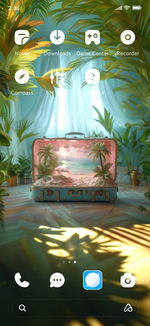 Travelling heart screenshot