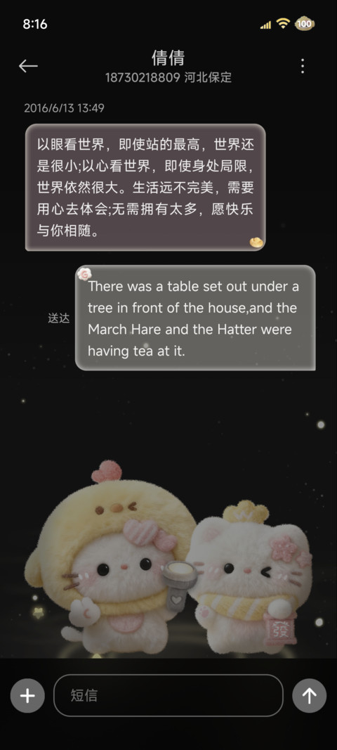 毛绒小猫手电筒开灯 screenshot
