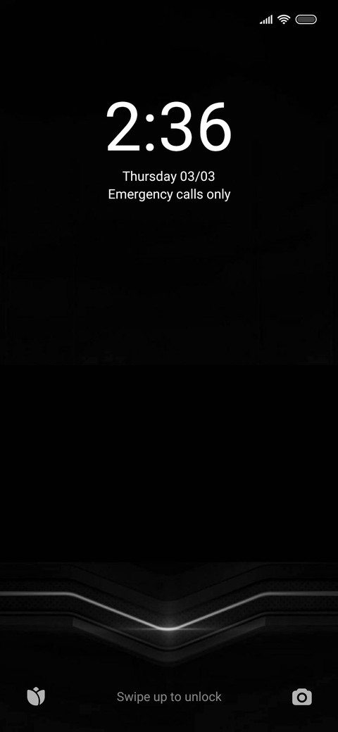 Monochrom dark screenshot