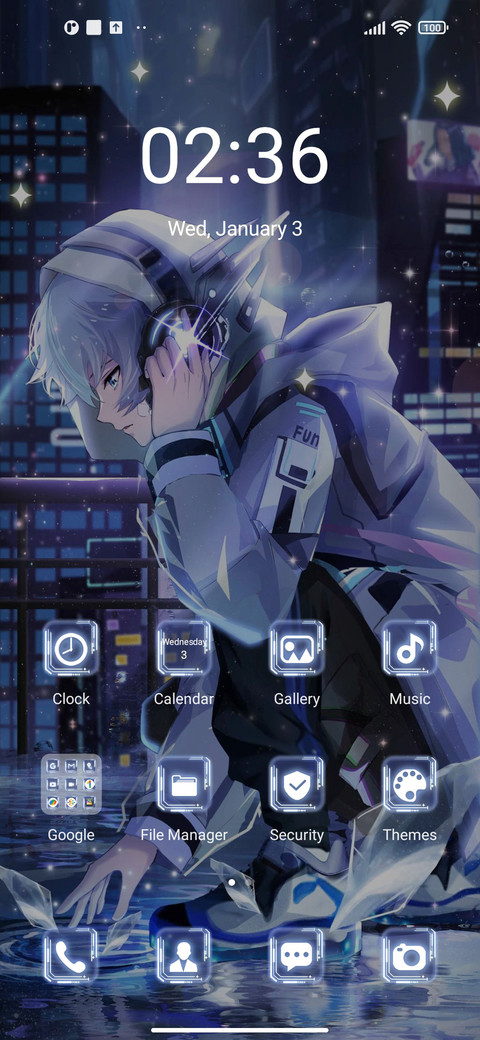 Cyber Rainy Night screenshot