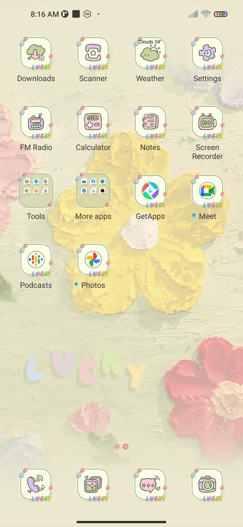 Canvas flower screenshot