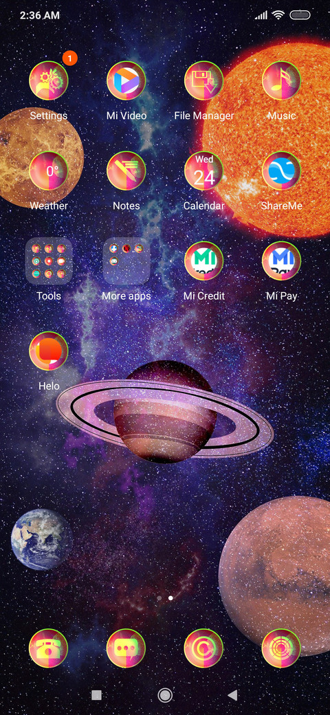 Planets screenshot