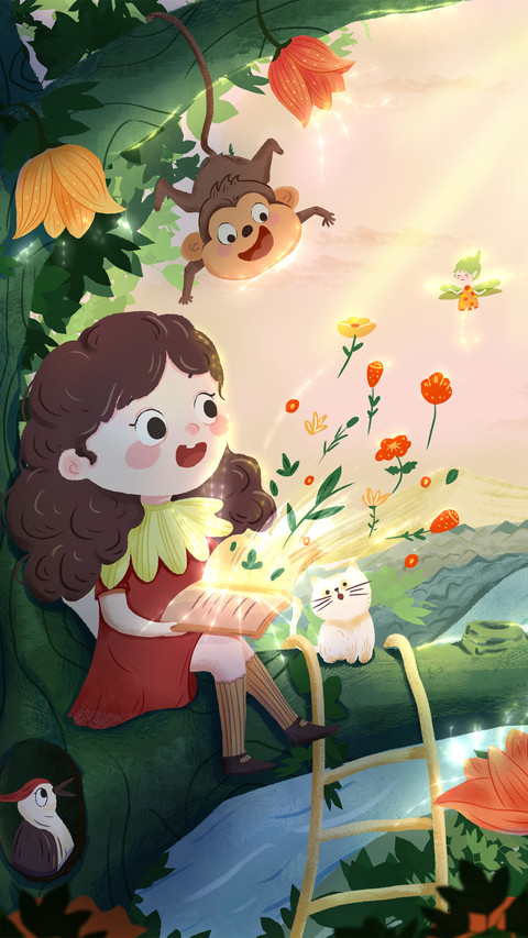 The little girls magic book screenshot