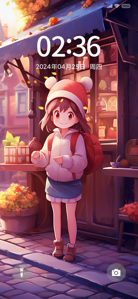 小女孩 双动态 screenshot