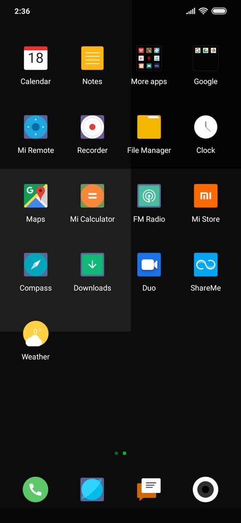 Material Green_DWM3 screenshot