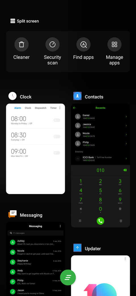 Material Green_DWM3 screenshot