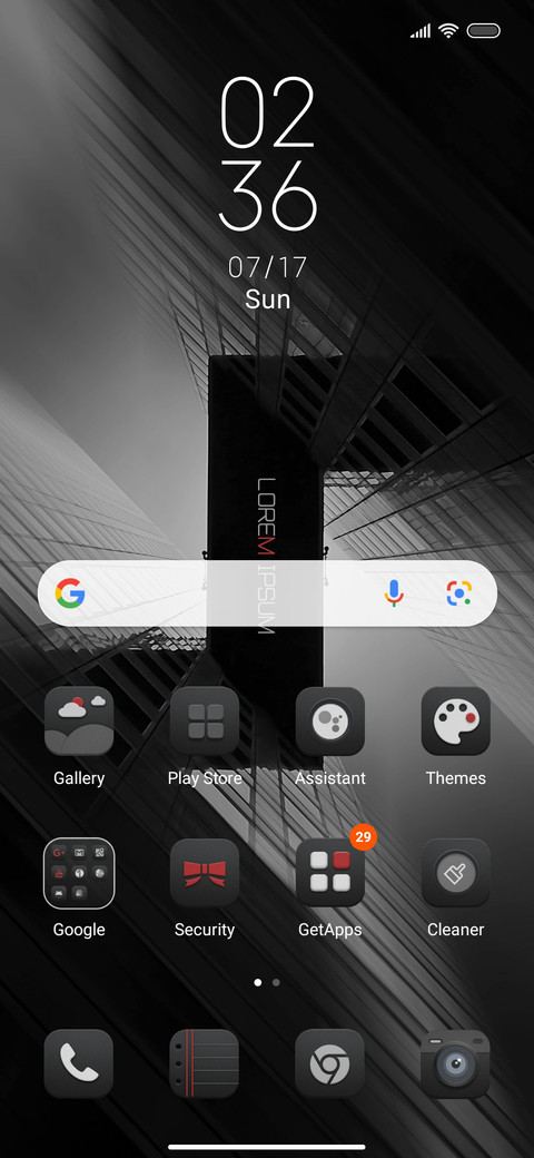 PureBusinessBlack screenshot