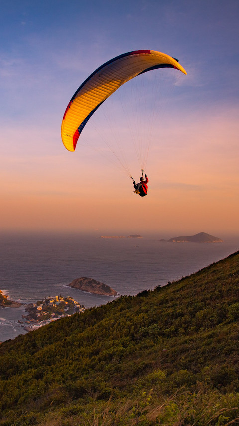 Hong Kong Dragon's Back Summit Hang Gliding screenshot