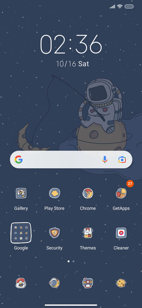 Cute astronaut screenshot